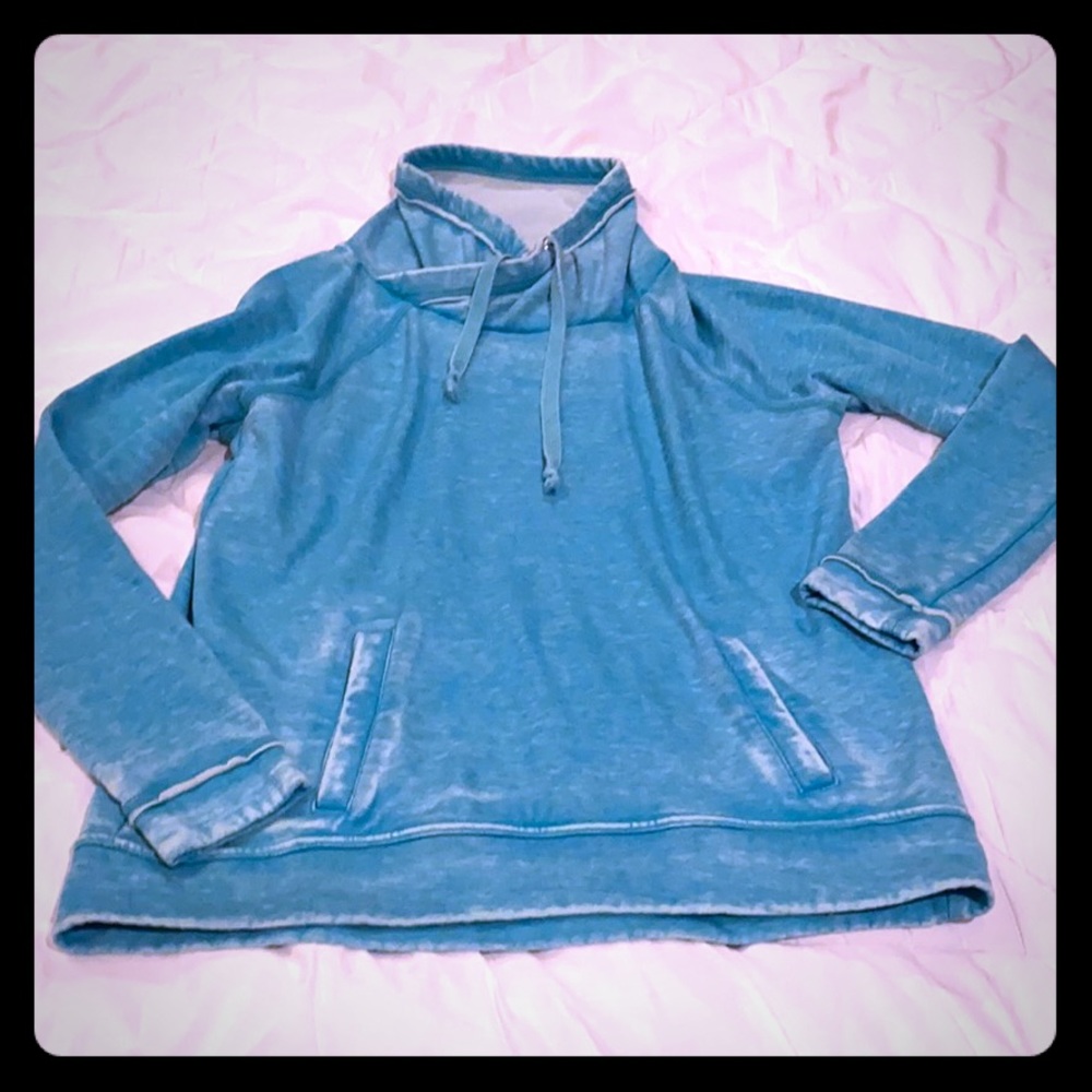 Funnel neck sweatshirt